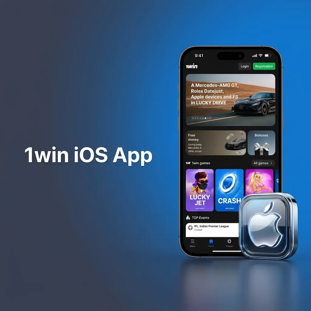 1win iOS app available on App Store for iPhone and iPad, requiring iOS 14.0 or later with 112 MB storage