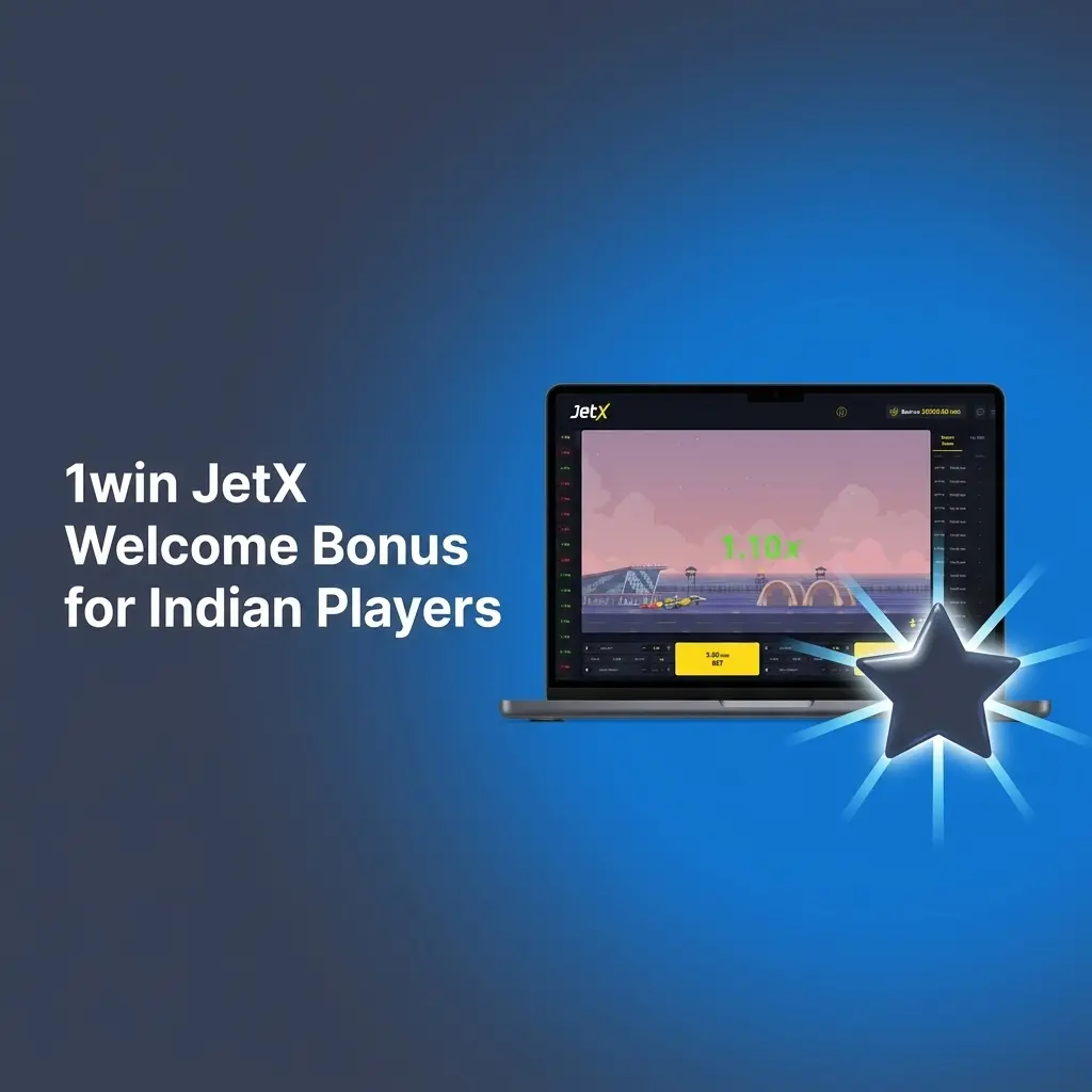 1win JetX welcome bonus for Indian players offering 500% up to 180,000 INR and 500 free spins