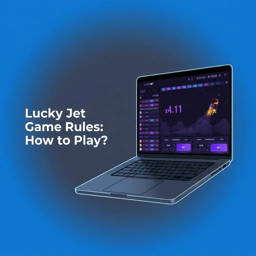 Lucky Jet game showing Lucky Joe flying upward with rising multiplier and cash out button for INR bets