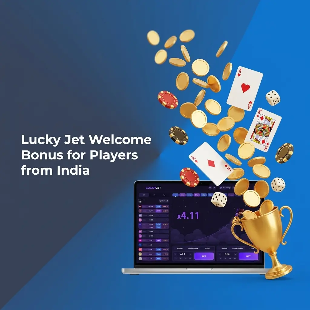 1win Lucky Jet welcome bonus 500% up to 180,000 INR plus 500 free spins for new players from India