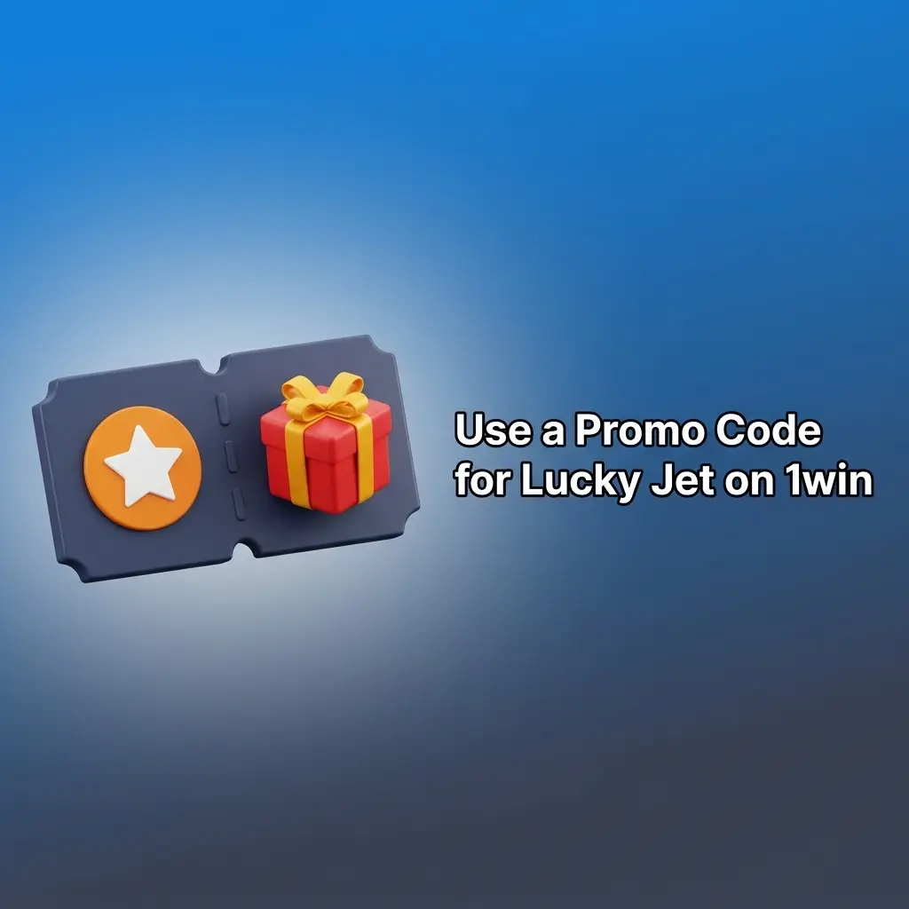1win Lucky Jet promo code 1WBONUS entered in registration form to activate enhanced welcome bonus on first deposit